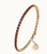 Браслет Burker Ava Gold Burgundy3мм JBAGBUR  фото