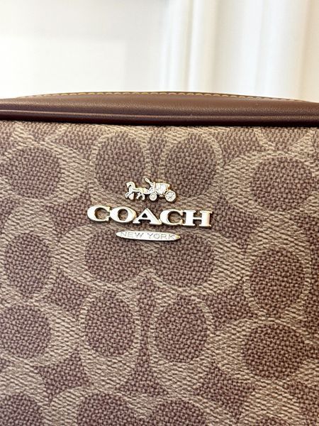 Сумка жіноча Coach mini Jamie коричнева лого CY752 IMXHE фото