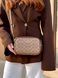 Сумка жіноча Coach mini Jamie коричнева лого CY752 IMXHE фото 3