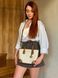 Сумка жіноча Michael Kors Eva M біла лого 35S6GV0T0B va фото 2