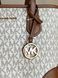 Сумка жіноча Michael Kors Eva M біла лого 35S6GV0T0B va фото 5