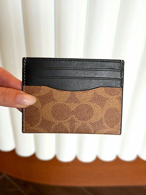 Картхолдер Coach коричневий лого CW366 NRX фото
