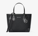 Сумка жіноча Michael Kors Eva M чорна шкіряна