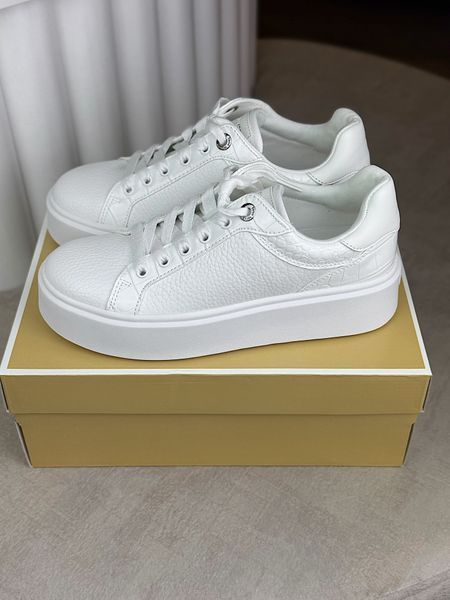 Кросівки жіночі Michael Kors Romey білі 49F4RMFS1L ow 8.5(39) фото