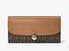Великий Гаманець жіночий Michael Kors Hamilton коричневий лого 35S5GHME9B BR фото
