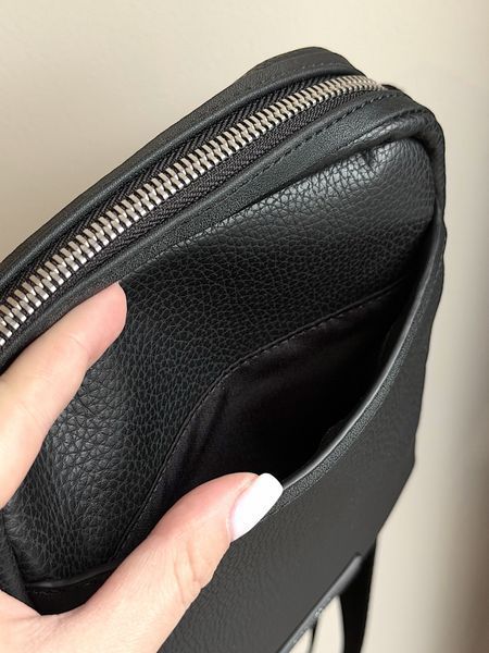 Сумка чоловіча Calvin Klein Pebble Reporter чорна 4D3570G 001 bl фото