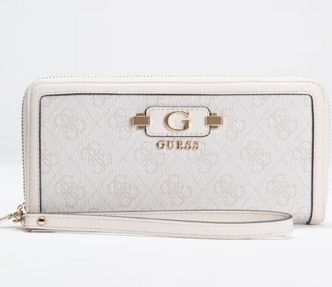 Великий гаманець жіночий Guess Lindsey білий лого SG9749146 bl фото