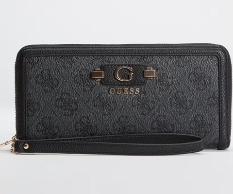 Великий гаманець жіночий Guess Lindsey чорний лого SG9749146 cl фото