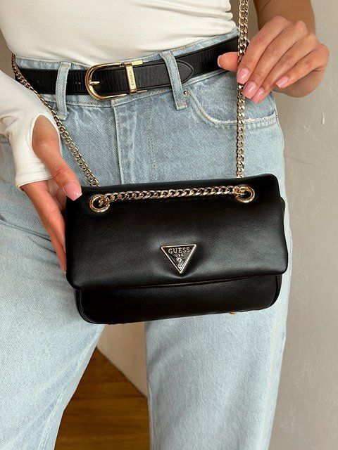 Сумка жіноча Guess Sunetra mini чорна NG753478 bl фото