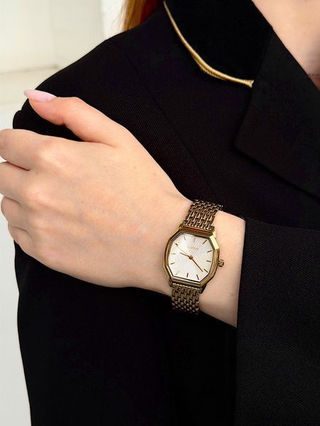 Годинник жіночий Burker Julia Gold White JUGW фото