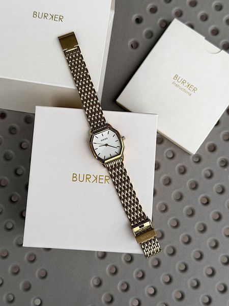 Годинник жіночий Burker Julia Gold White JUGW фото