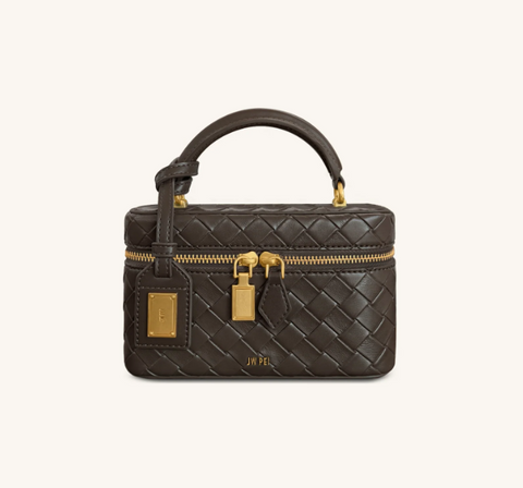 Сумка жіноча JW Pei Cleo Texture темно коричнева 2T321-35 db фото