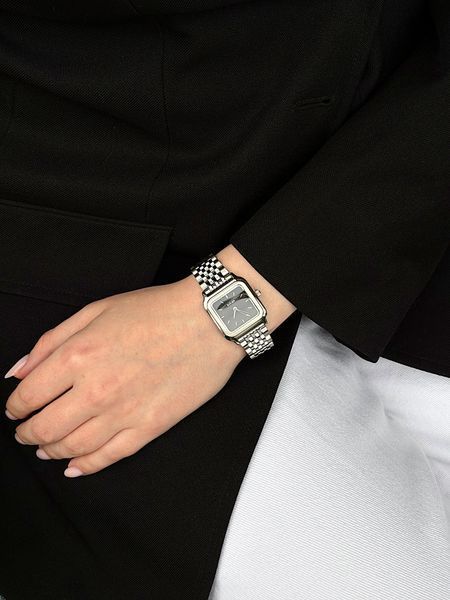 Годинник жіночий Burker Macy Silver Black MCSB фото