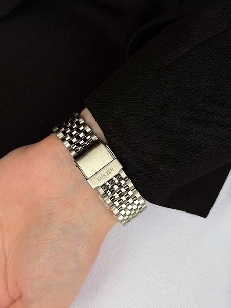 Годинник жіночий Burker Macy Silver Black MCSB фото