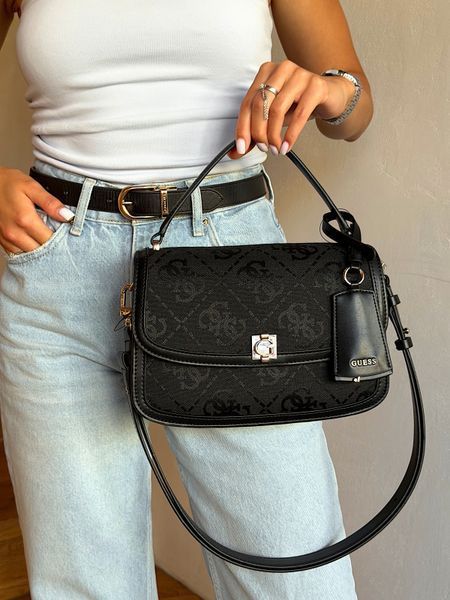 Сумка жіноча Guess Audrey чорна JG975521 bl фото