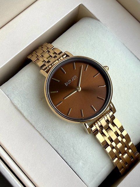 Годинник Burker Ruby Petite Gold Brown 28мм RPGBRS фото
