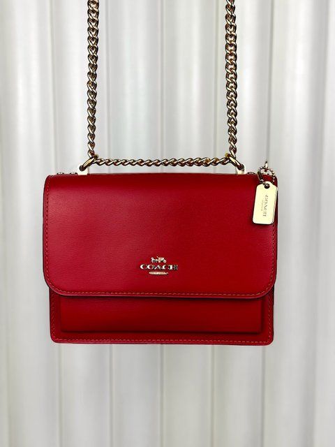 Сумка жіноча Coach Mini Klare червона CBI23 IMDN8 фото