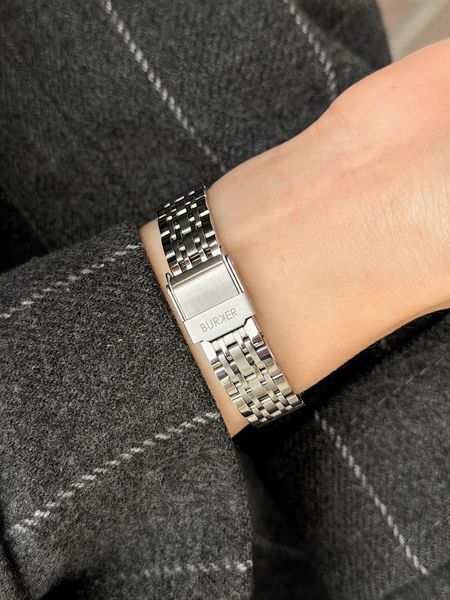 Годинник жіночий Burker Ruby Petite Silver Black 28мм RPSBS фото