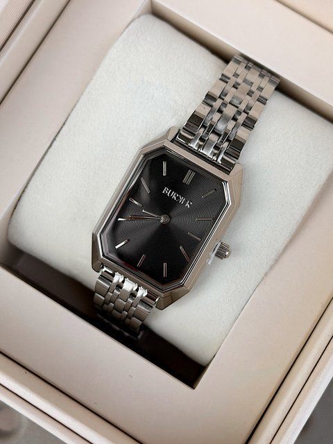 Годинник жіночий Burker Isabell Silver Black  ISASB фото