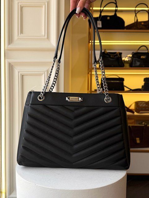 Сумка жіноча Michael Kors Whitney M чорна 35R4SWHT6U bl фото