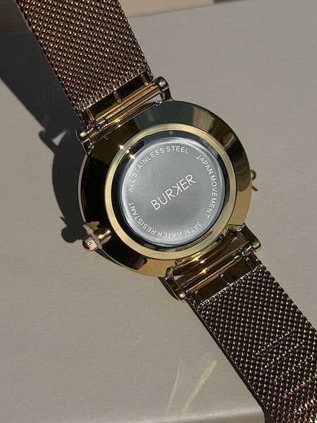 Годинник жіночий Burker Ruby Gold White Mesh 38 mm RGW фото
