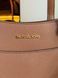 Сумка жіноча Michael Kors Jet Set Travel L коричнева шкіряна  35F4GTVT9L lu фото 5
