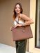 Сумка жіноча Michael Kors Jet Set Travel L коричнева шкіряна  35F4GTVT9L lu фото 2