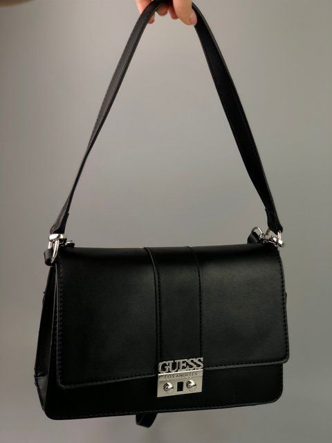 Сумка жіноча Guess Factory чорна 	 LE863519 BLA фото