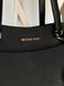 Сумка жіноча Michael Kors Jet Set Travel L чорна шкіряна 35F4GTVT9L bl фото 5