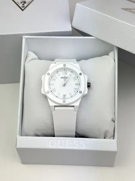 Білий жіночий годинник Guess 34 мм у фірмовій коробці