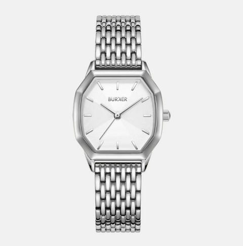 Годинник жіночий Burker Julia Silver White JUSW фото