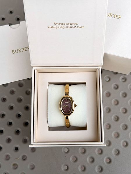 Годинник жіночий Burker Diana Gold Burgundy DIAGBUR фото