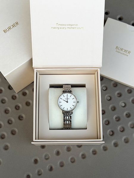 Годинник жіночий Burker Ruby сріблястий 28 mm RPSWS фото