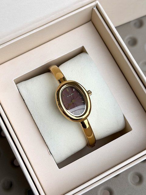 Годинник жіночий Burker Diana Gold Burgundy DIAGBUR фото