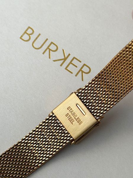 Годинник жіночий Burker Ruby mesh золотистий 28 mm RPGW фото