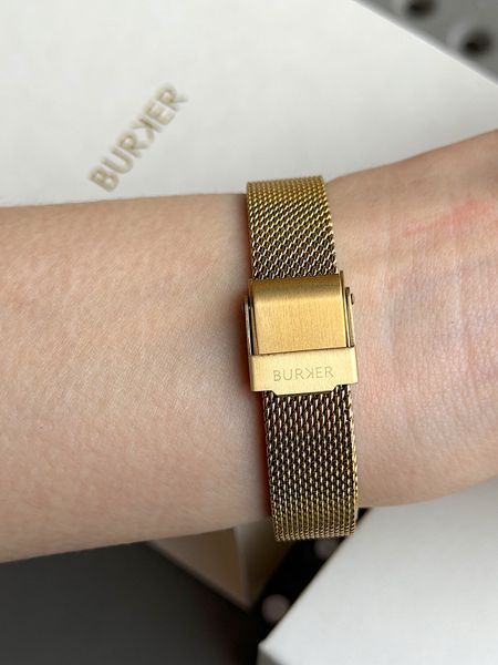 Годинник жіночий Burker Ruby mesh золотистий 28 mm RPGW фото
