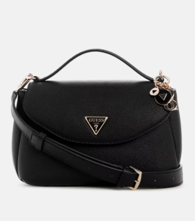 Сумка жіноча Guess Evie Saffiano чорна BG966420 bl фото
