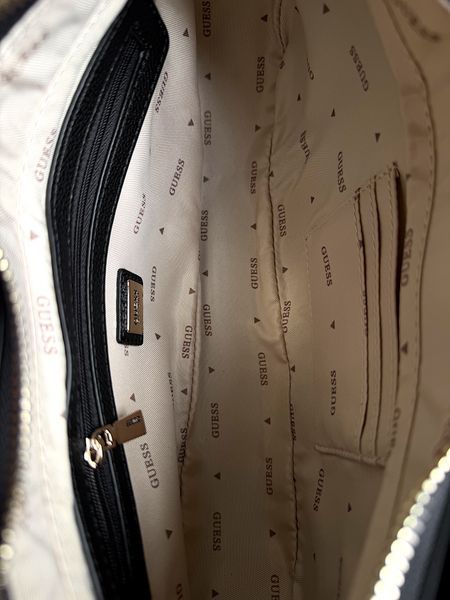 Сумка жіноча Guess Noelle чорна лого SS967218 cl фото