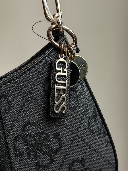 Сумка жіноча Guess Noelle чорна лого SS967218 cl фото
