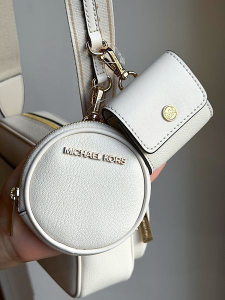 Сумка жіноча Michael Kors Jet Set M біла шкіряна 35S5GTTC2L lc фото
