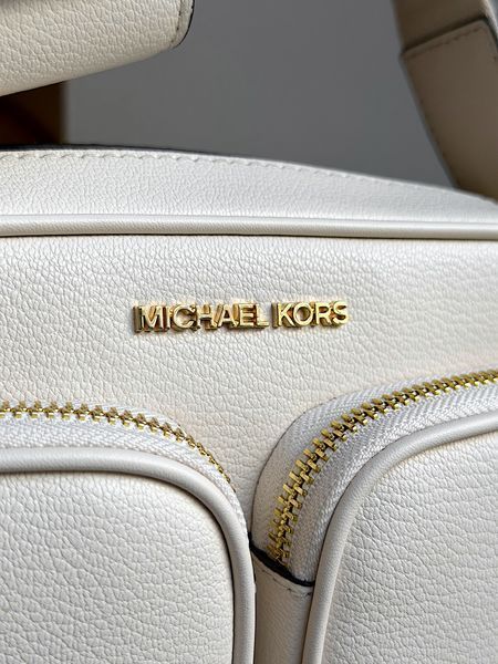 Сумка жіноча Michael Kors Jet Set M біла шкіряна 35S5GTTC2L lc фото