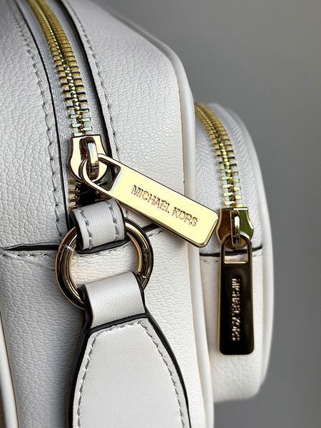 Сумка жіноча Michael Kors Jet Set M біла шкіряна 35S5GTTC2L lc фото