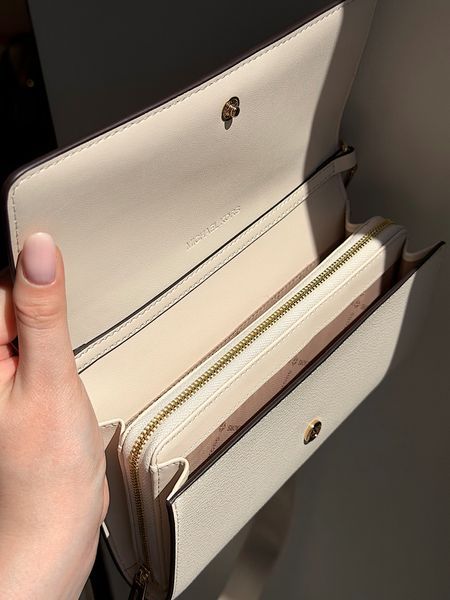 Сумка жіноча Michael Kors Jet Set S біла шкіряна 35T4GTTC2L LC фото