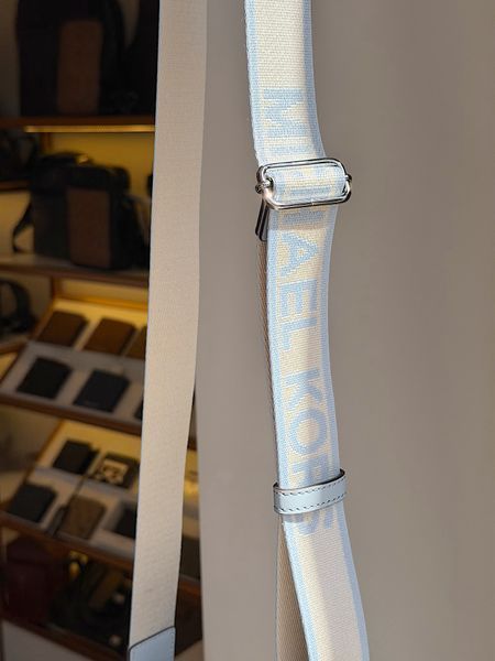 Сумка жіноча Michael Kors Jet Set S блакитна шкіряна 35T4STTC2L po фото