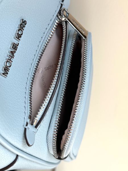 Сумка жіноча Michael Kors Jet Set S блакитна шкіряна 35T4STTC2L po фото