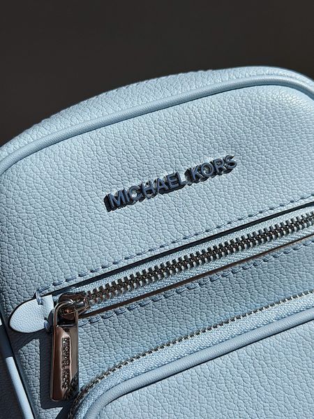 Сумка жіноча Michael Kors Jet Set S блакитна шкіряна 35T4STTC2L po фото
