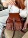 Рюкзак жіночий JW PEI Harper Buckle Pocket коричневий