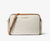 Сумка жіноча Michael Kors Jet Set  біла лого 35F8GTTC3B van фото