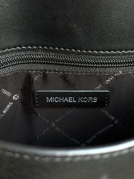 Сумка жіноча Michael Kors Greenwich M чорна шкіряна 35S5SGRL2L bl фото