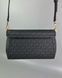 Сумка жіноча Michael Kors Jet Set чорна лого 35H8GTTC6B bl фото 3